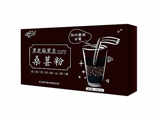 代餐粉瓶贴 瓶贴效果图 平面设计 包装设计