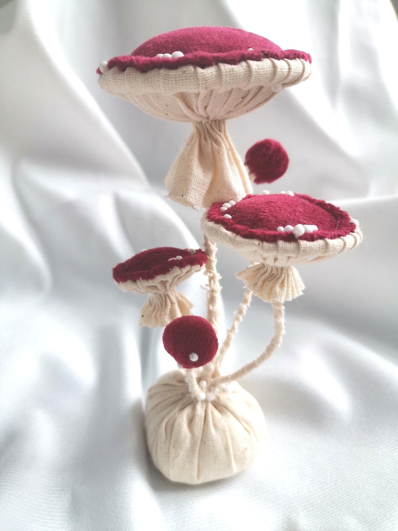 自制布艺蘑菇|手工艺|工艺品设计|joan_design - 原创作品 - 站酷