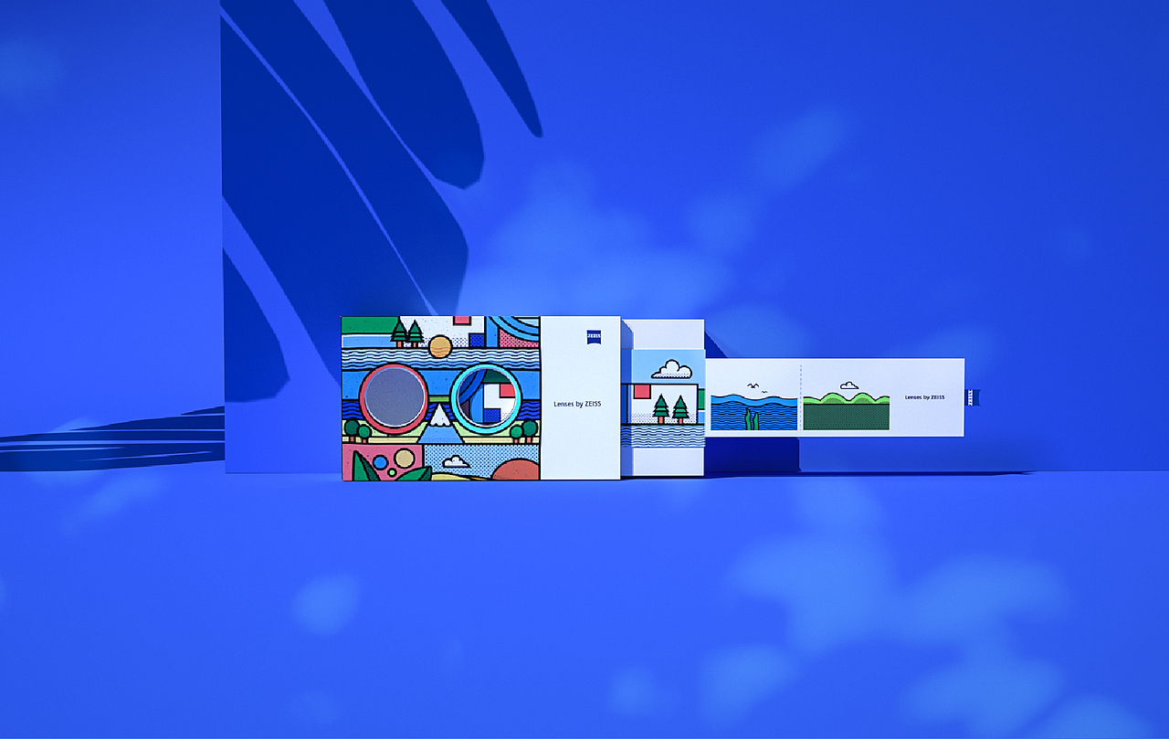 【打开新视界，享受多彩生活】蔡司包装设计