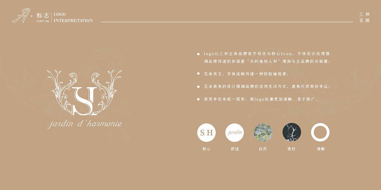 三和花园LOGO设计