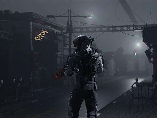 赛博朋克风的小练习