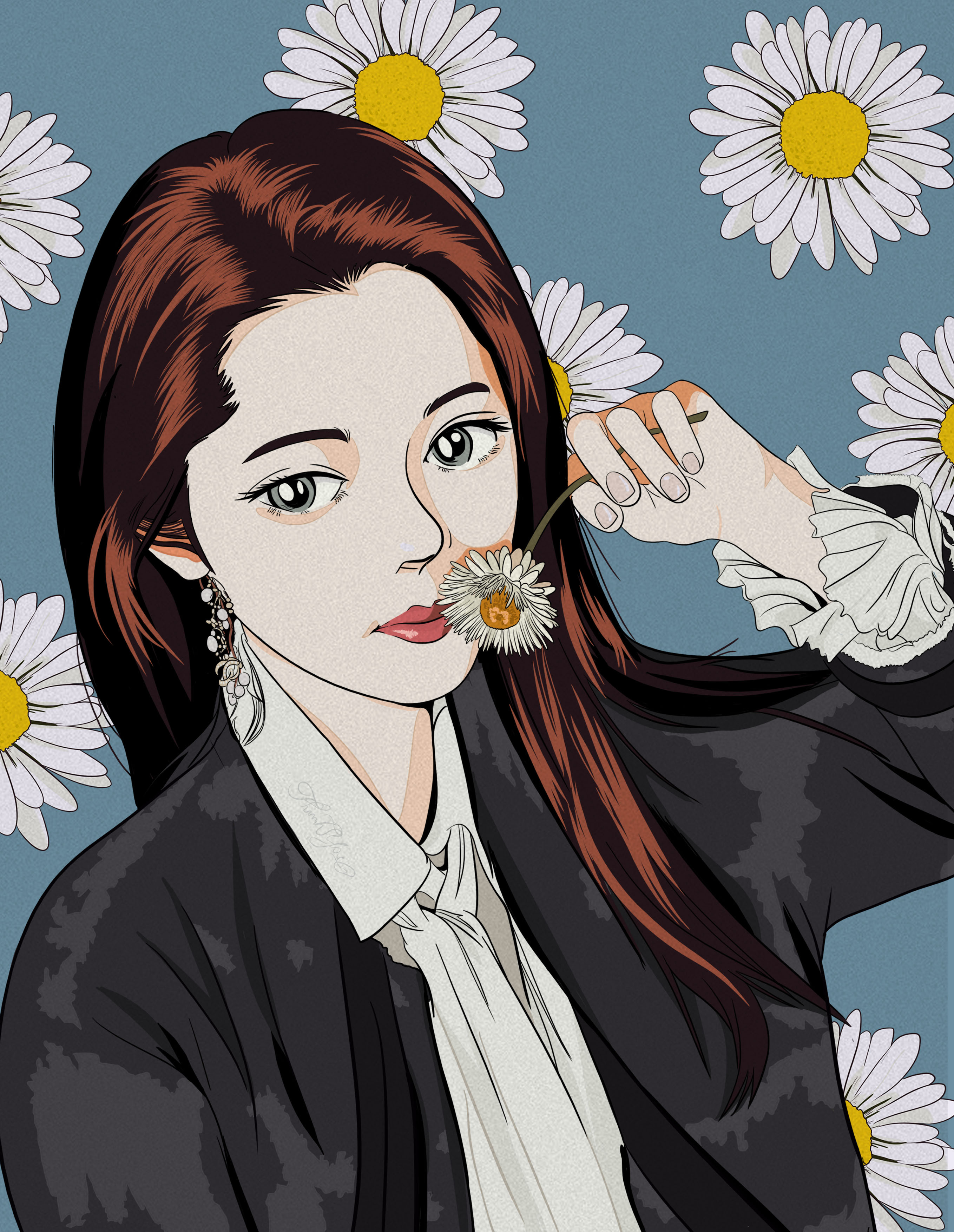 天气很好 抽空画欧阳娜娜哈哈