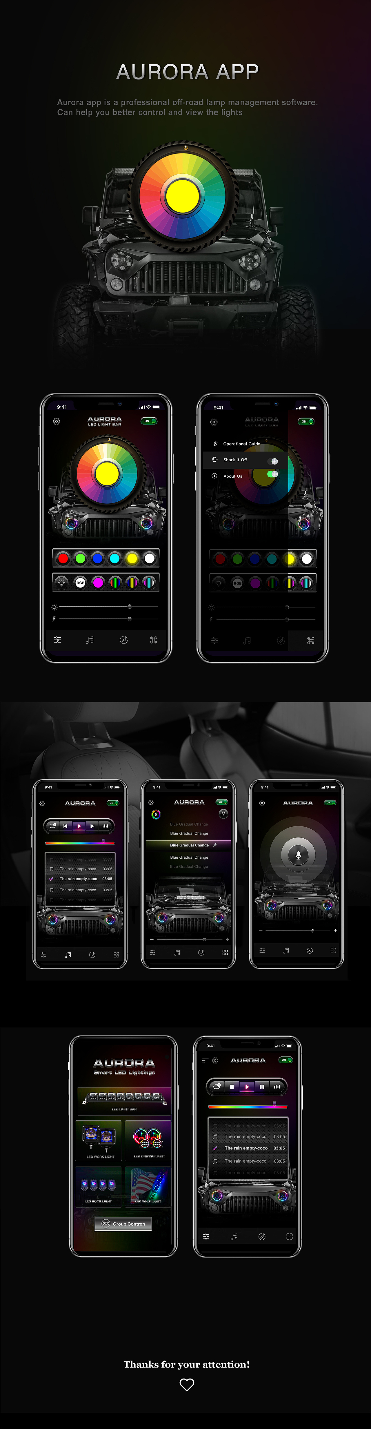 汽车车灯控制软件