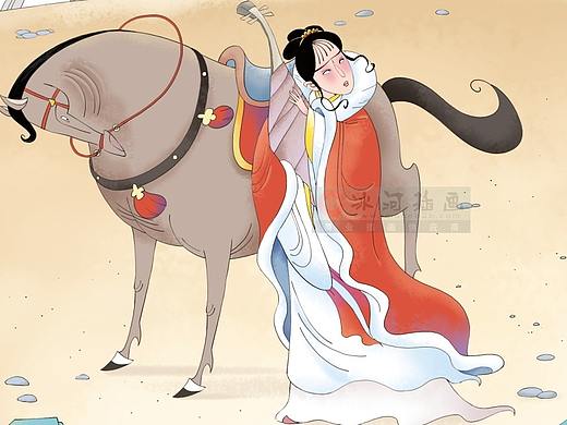 新连环画绘本新古风工笔重彩插画