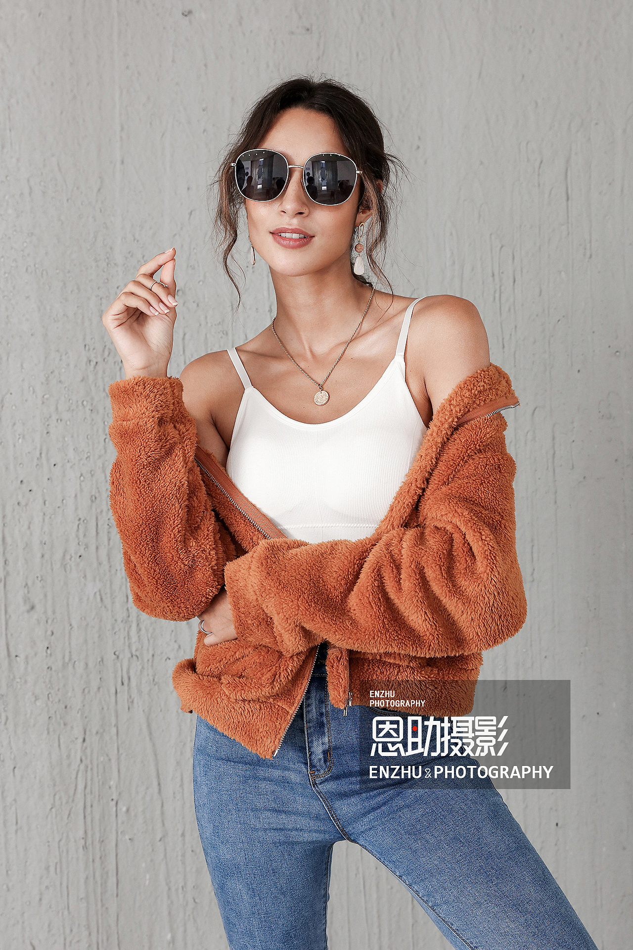 外贸服装模特拍摄 亚马逊女装摄影