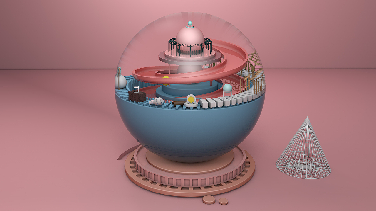 C4D练习（图ZMTI4Nzg0NDI0） - 其他三维 - 站酷设计师狗剩狗剩子原创素材 - 站酷ZCOOL