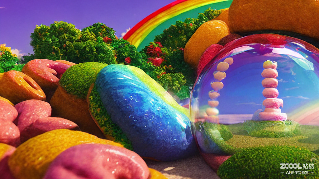 #AI创作实验室#【美食-虹之天堂】