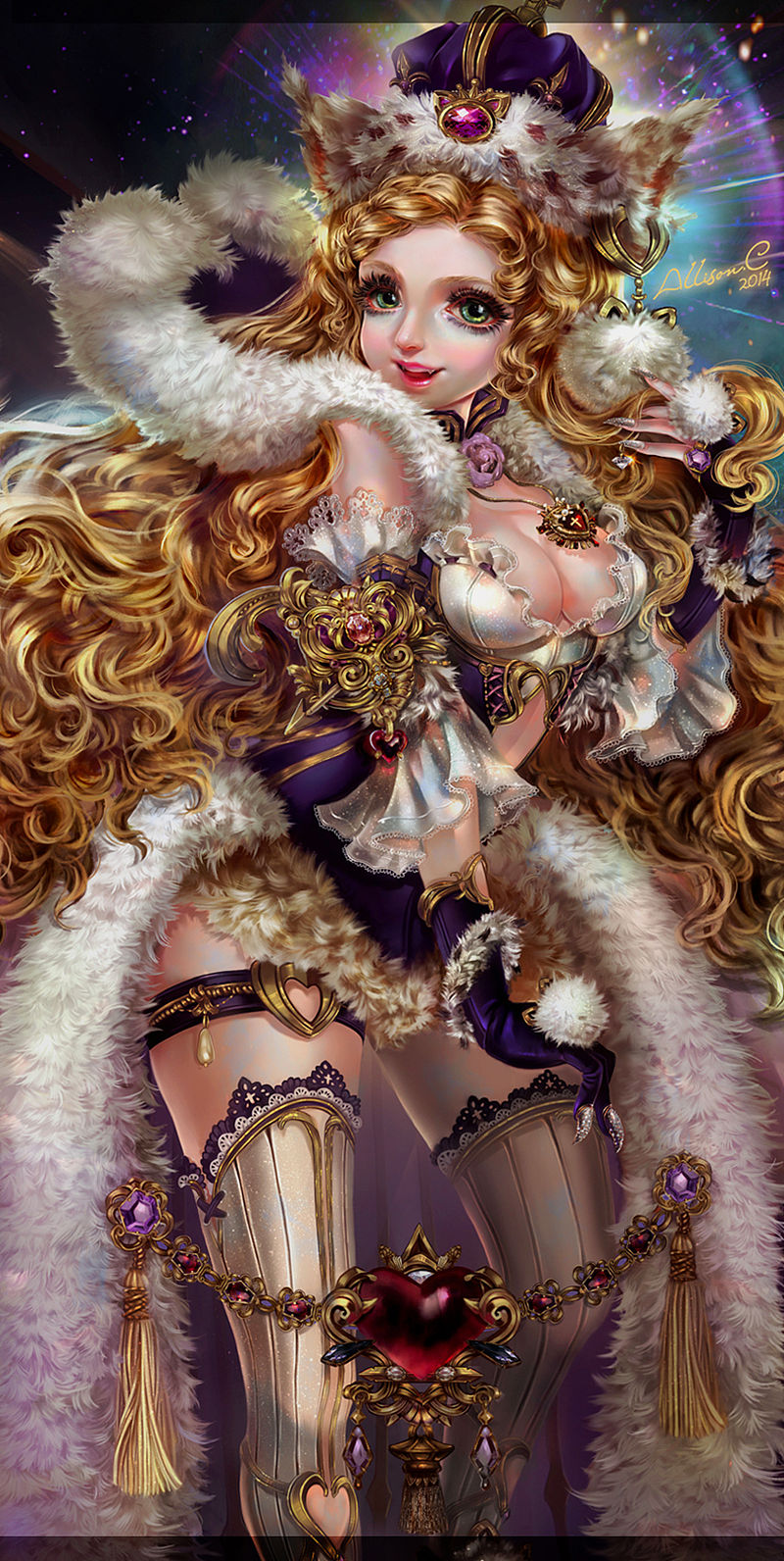 貓女王ʚ♡ɞ Queen Cat（图ZNzExNDk4Njg=） - 游戏原画 - 站酷设计师AllisonC様原创素材 - 站酷ZCOOL