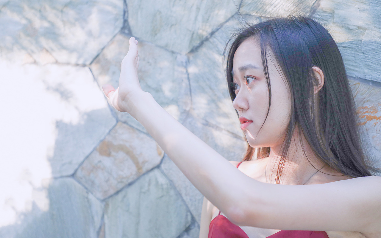 白云湖公园人像，第一次人像写生-模特关关