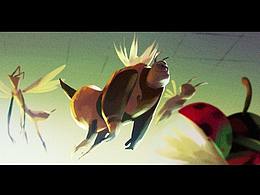 《金龟子》动画电影气氛图