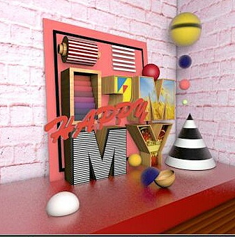 C4D第五节课作业（图ZNzMxOTg3NjQ=） - 图案 - 站酷设计师晓晓芳芳原创素材 - 站酷ZCOOL
