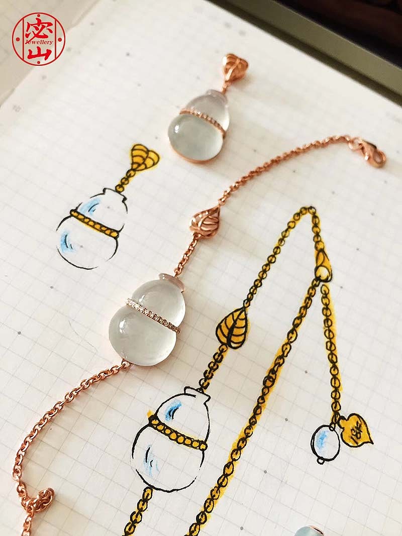 一缕仙藤上,两宝葫芦