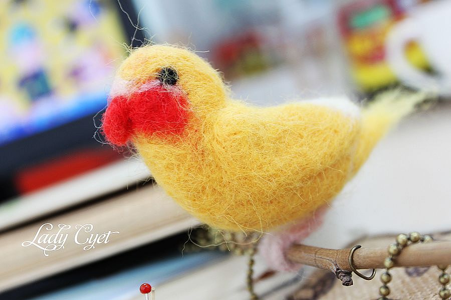 CYET的羊毛毡牡丹鹦鹉（图ZNDYzNTY2OA==） - 工艺品设计 - 站酷设计师自由的猞猁原创素材 - 站酷ZCOOL