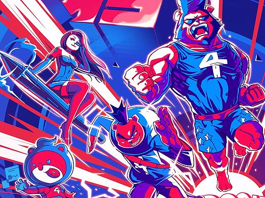 BHB 四周年海报设计