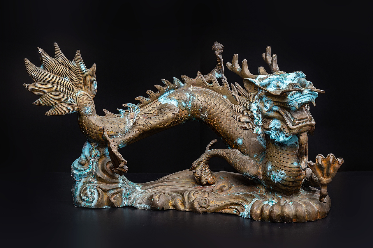正值端午-古玩铜器-龙
