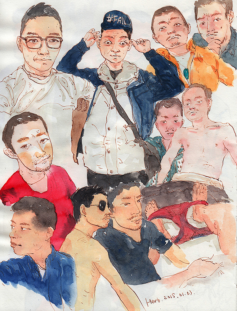 2015.01水彩习作（图ZMjQzNDI3NDA=） - 创作习作 - 站酷设计师Herb_hl原创素材 - 站酷ZCOOL