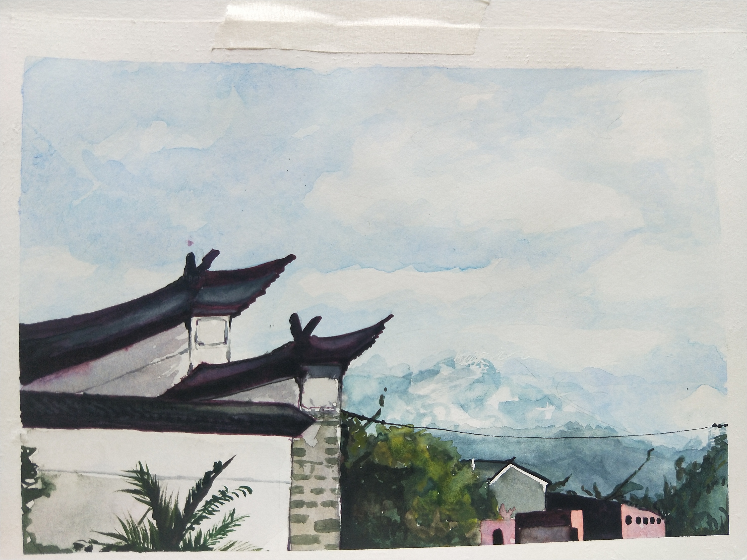 云南腾冲之旅|纯艺术|绘画|hdphappy123_原创作品-站酷zcool