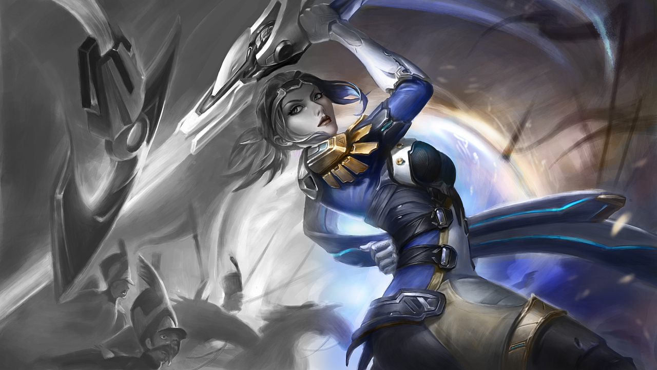 无双剑姬|插画|游戏原画|xiebaoo_临摹作品-站酷(zcool)