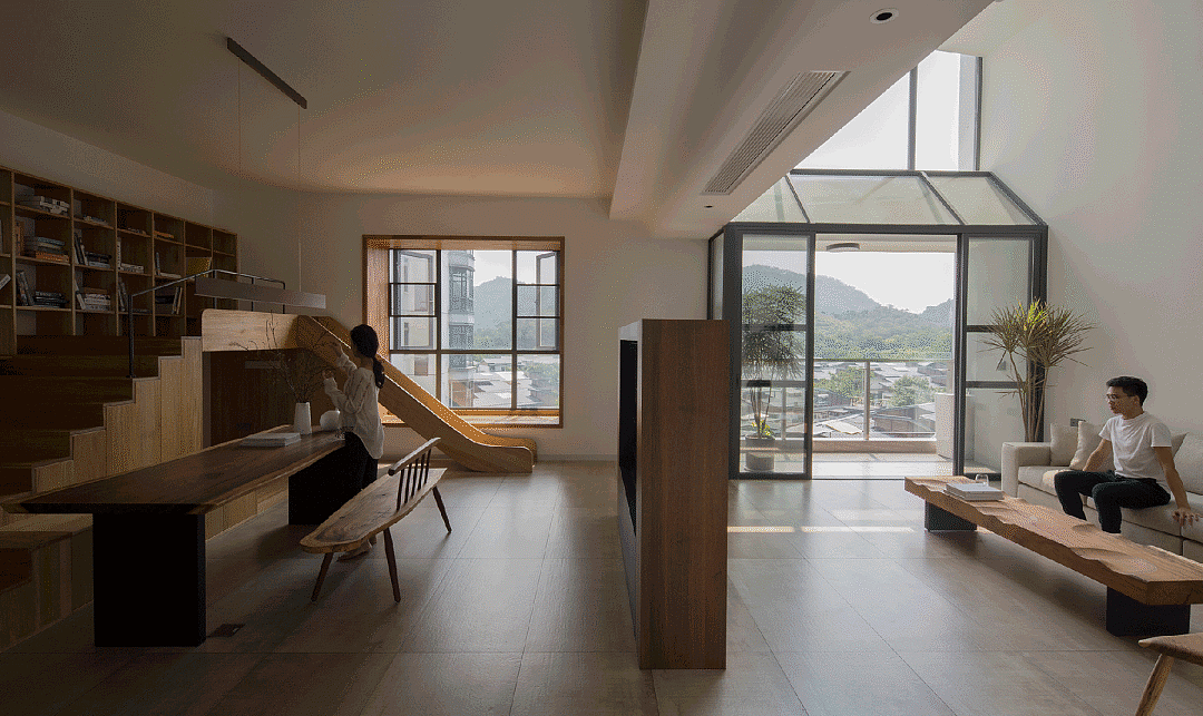 客厅定制原木滑滑梯，生活保持童真（图ZMjYyMzEwNzg4） - 家装设计 - 站酷设计师峰光无限装饰原创素材 - 站酷ZCOOL