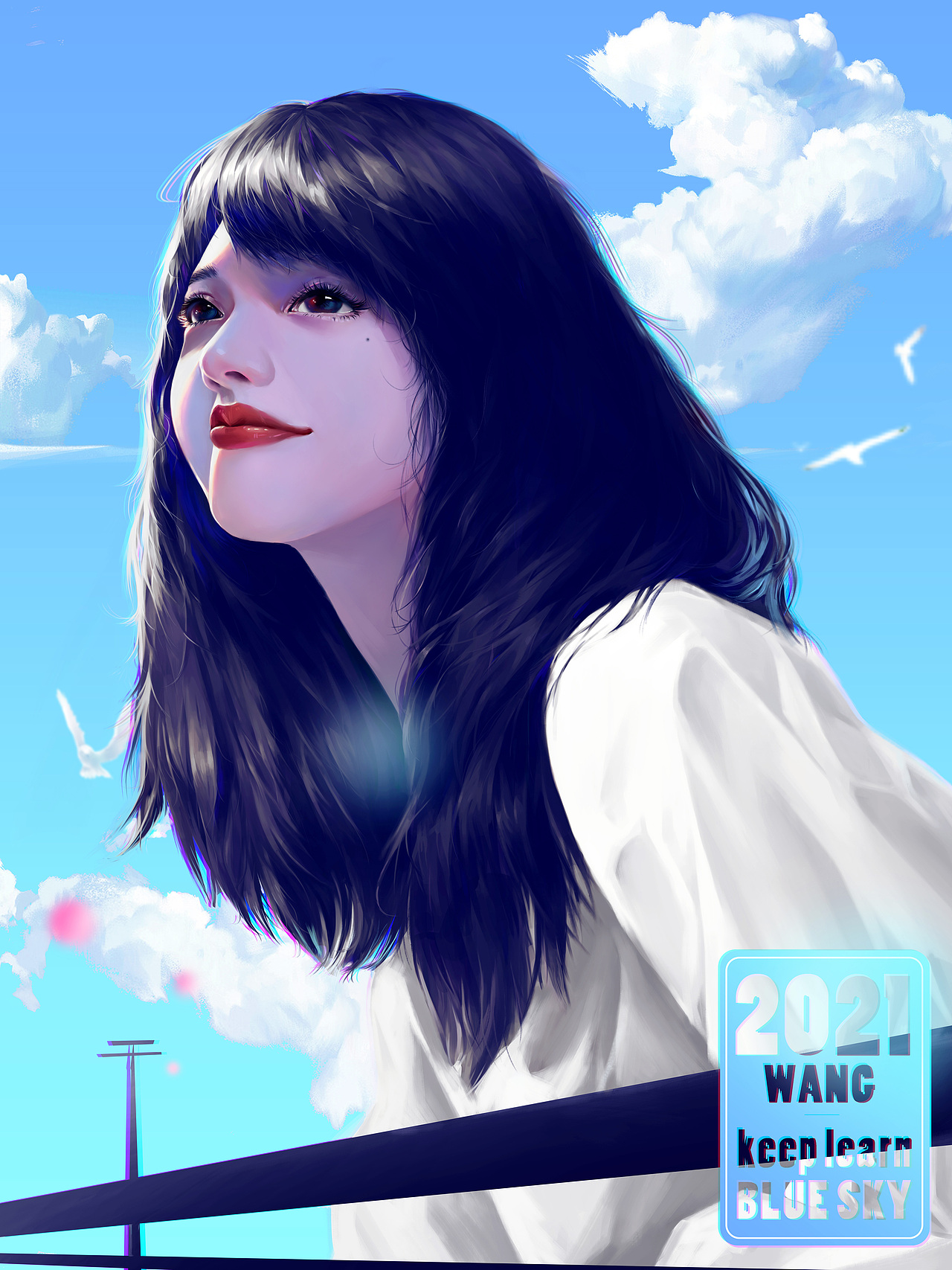 晴空（图ZMjcyMjk4MzY4） - 商业插画 - 站酷设计师嘟嘟爱喝粥原创素材 - 站酷ZCOOL