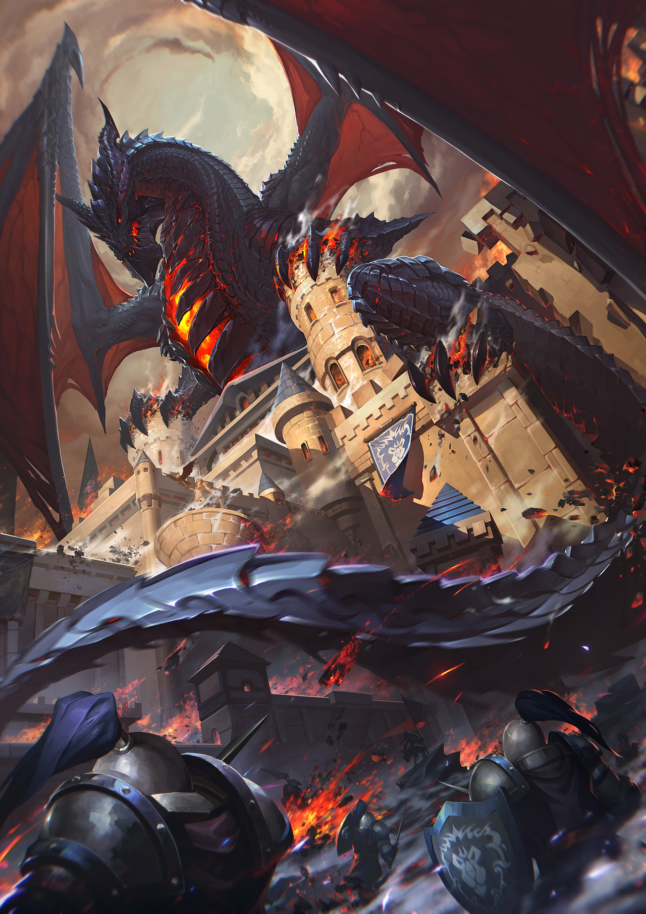 死亡之翼同人|插画|游戏原画|肥鹏leejp_原创作品-站酷(zcool)