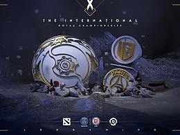 PSG.LGD 第十届DOTA2国际邀请赛主题视觉