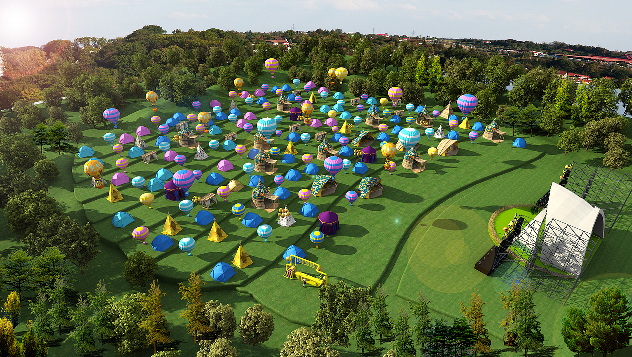 华侨城欢乐田园帐篷节