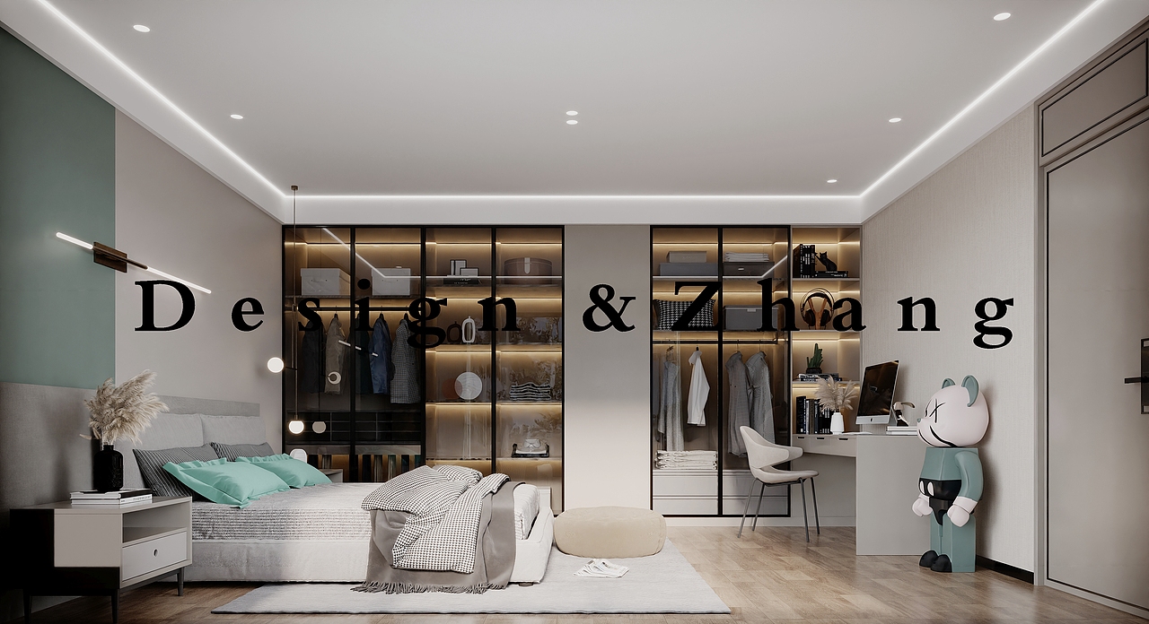 家装|现代轻奢风别墅 & 无主灯设计