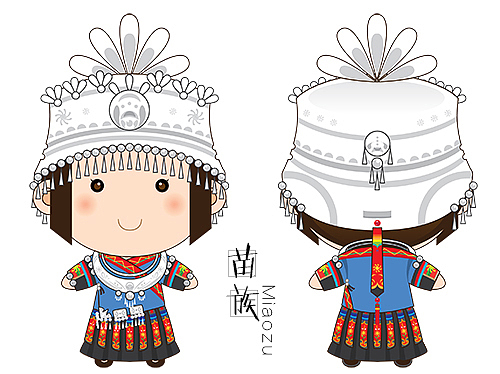 矢量民族娃娃（图ZMTY3MzYzMzg0） - 玩具 - 站酷设计师自由黑洞原创素材 - 站酷ZCOOL