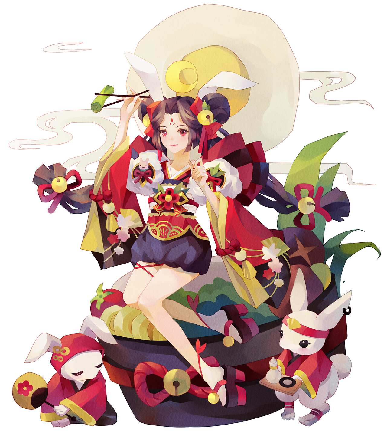 食少女（圖ZMjYxMDgwNTQ4） - 游戲原畫 - 站酷設(shè)計(jì)師羅衣葉葉beimi原創(chuàng)素材 - 站酷ZCOOL