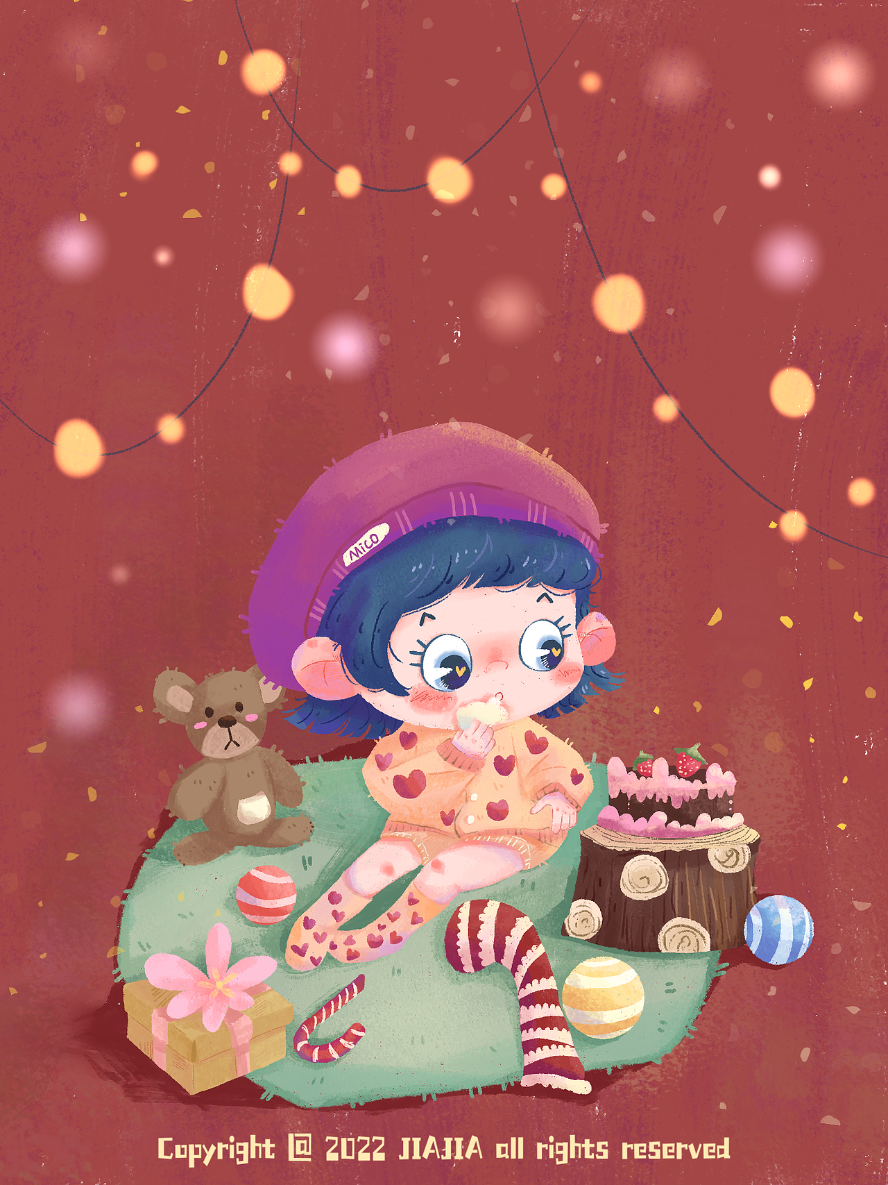 2023 小场景年历 1-4（图ZMzI3NjU4NTg4） - 儿童插画 - 站酷设计师HI_JIAJA原创素材 - 站酷ZCOOL