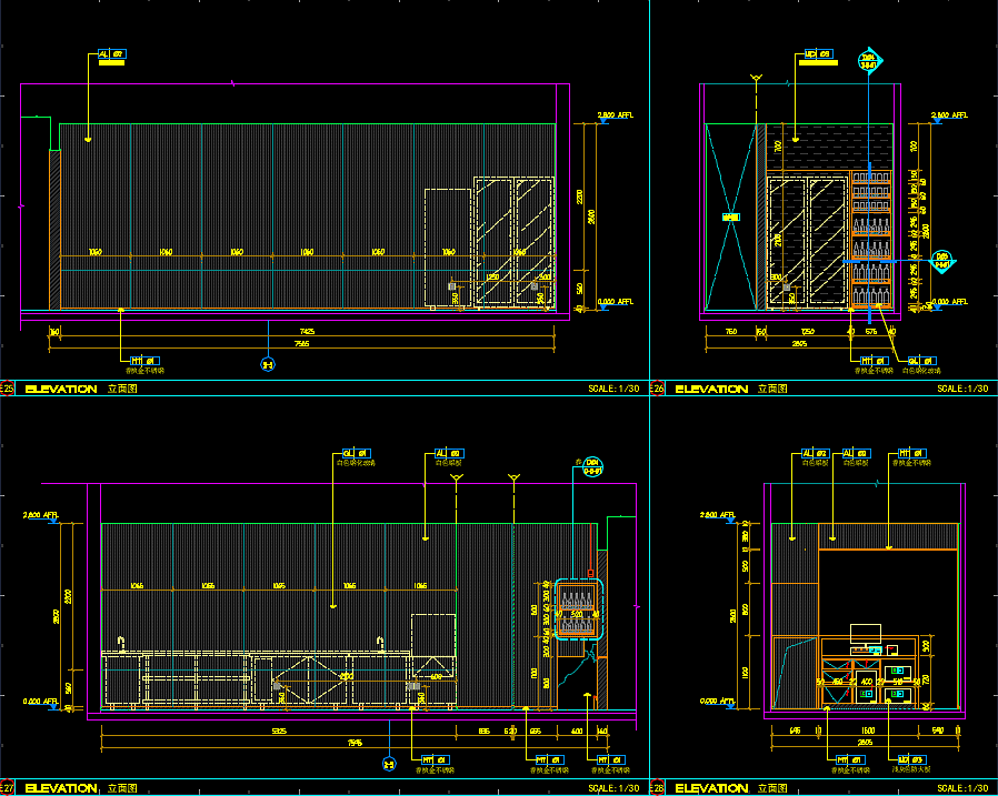 镇江某火锅店-图纸深化设计