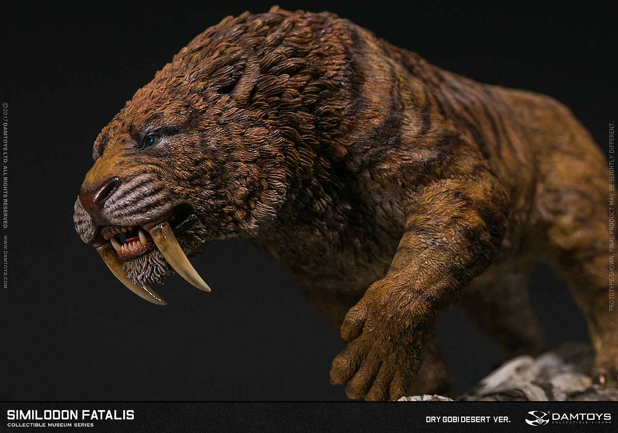 刃齿虎(剑齿虎) 收藏级雕像（图ZOTY5MDMyOTI=） - 生活用品 - 站酷设计师DAMTOYS原创素材 - 站酷ZCOOL