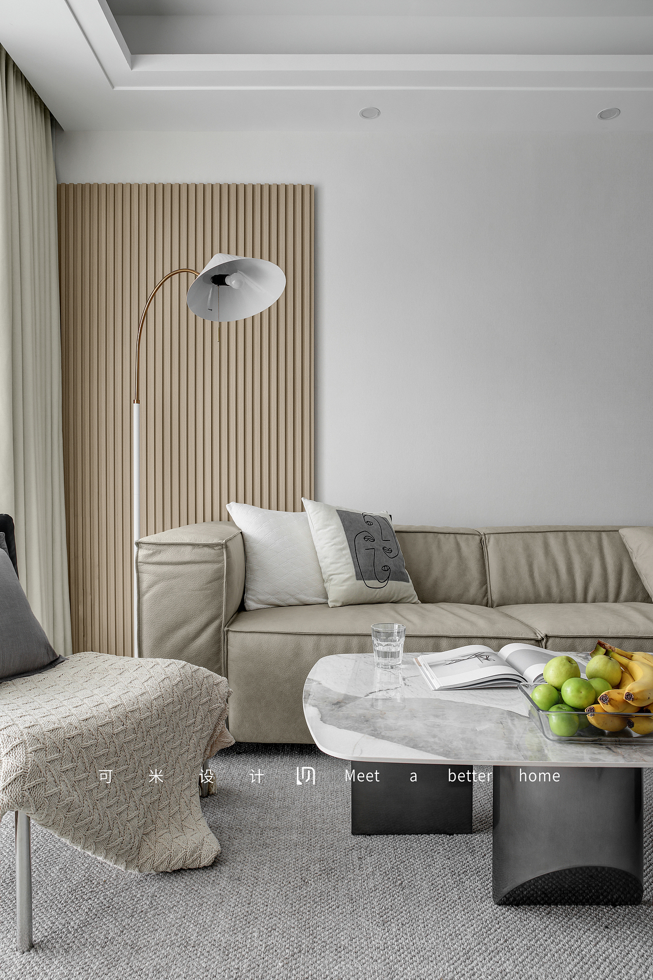 简约中的自然舒适，白与木的碰撞，纯粹中体现高级感（图ZMjk0NTM1Njg4） - 家装设计 - 站酷设计师南京可米设计原创素材 - 站酷ZCOOL