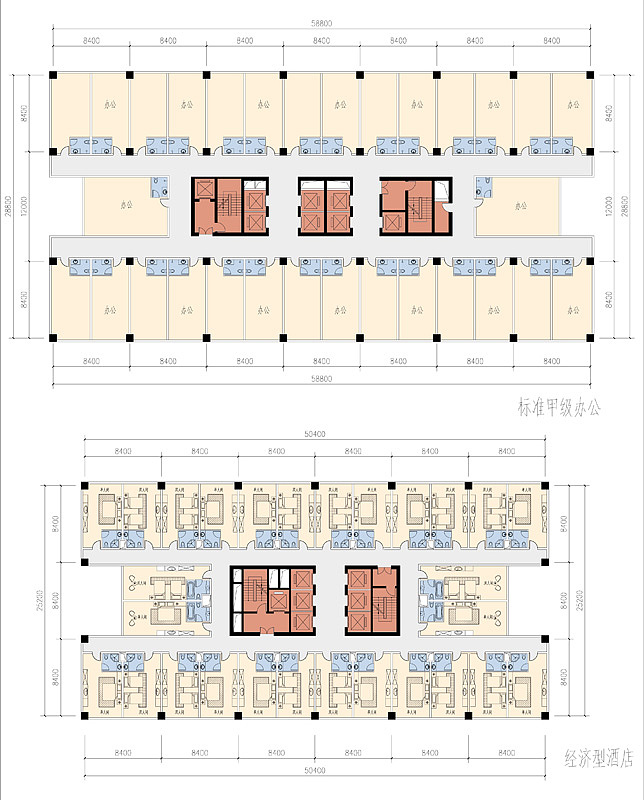 ps建筑单体平面填色