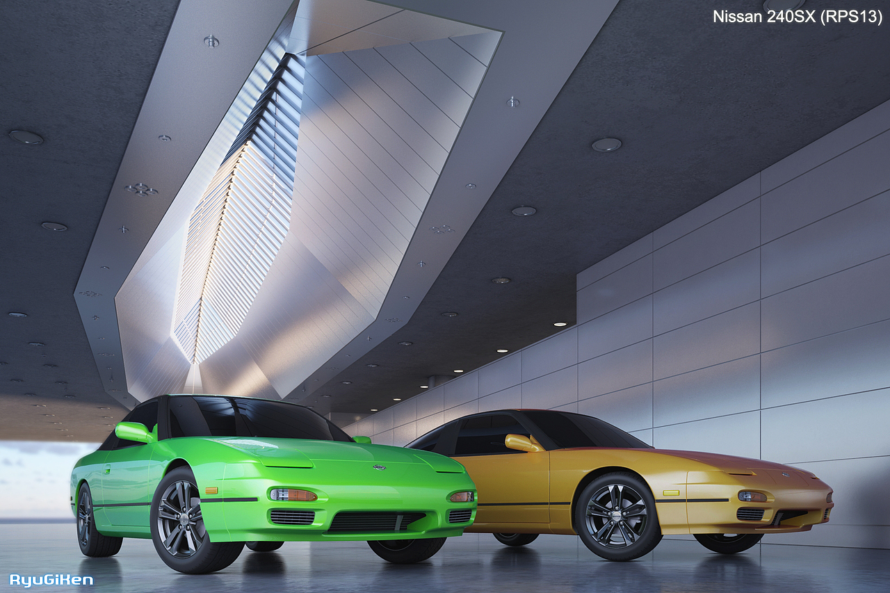 Nissan 180SX/240SX (RPS13)（图ZMTIwMjM2NTE2） - 机械/交通 - 站酷设计师RyuGiKen原创素材 - 站酷ZCOOL