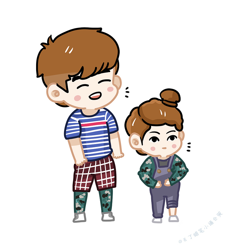 q版爸爸去哪儿的漫画