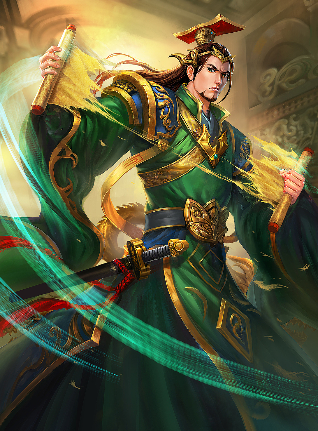 孙权（图ZMTA0NDU5MjI0） - 游戏原画 - 站酷设计师董绍华原创素材 - 站酷ZCOOL