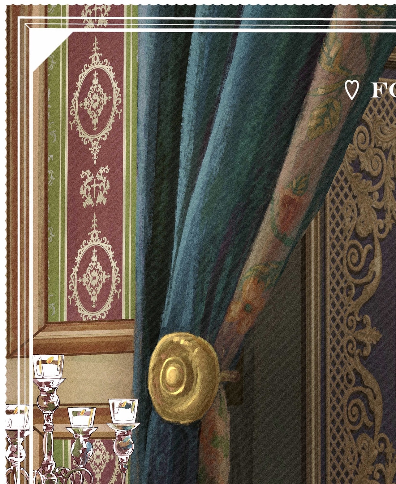 画了一周的oc厚涂插画