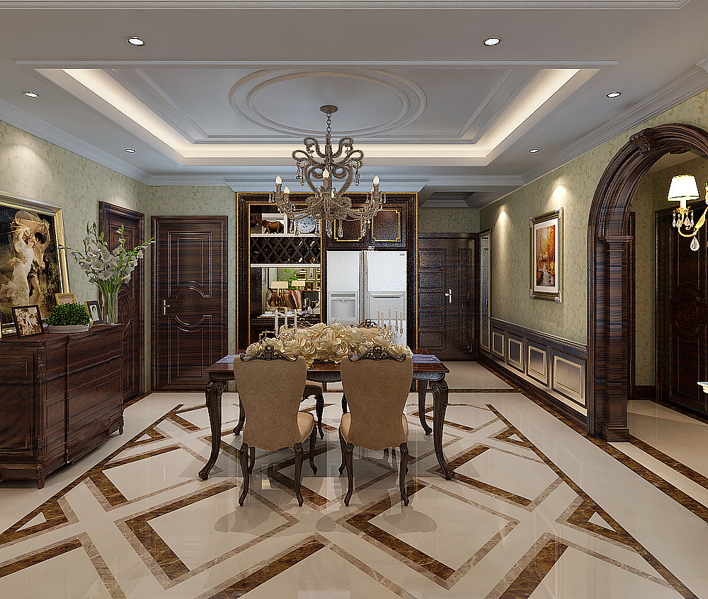 【保定梵壹装饰】未来花郡138英伦风格效果图（图ZMjI5NDAwMjAw） - 家装设计 - 站酷设计师保定梵壹装饰原创素材 - 站酷ZCOOL