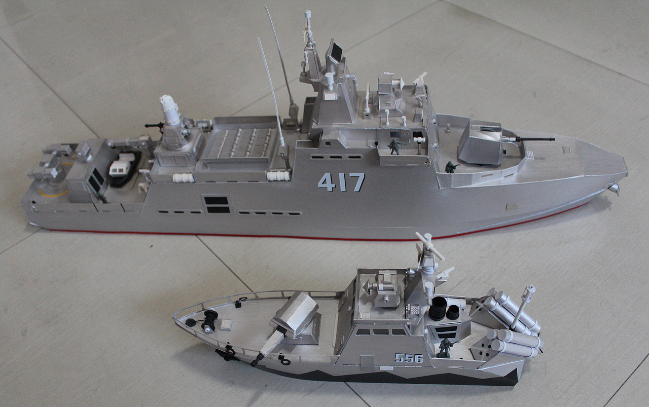 纸制军舰（图ZMTU2MDE1NTg4） - 手办/模玩 - 站酷设计师宏图装饰原创素材 - 站酷ZCOOL