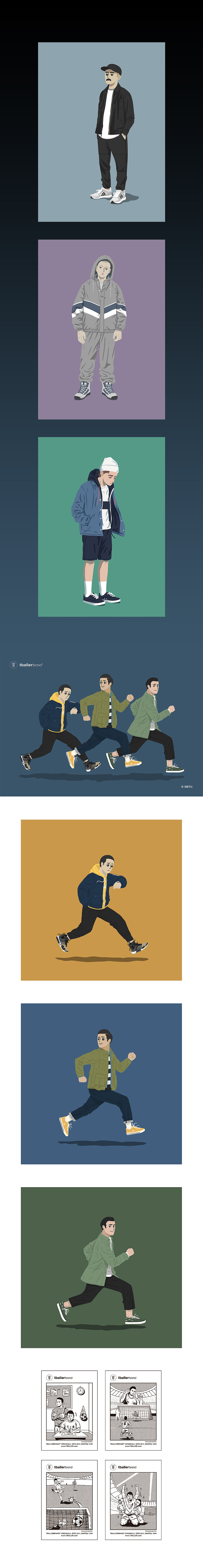 街头潮流人物插画（图ZMTIwMzgwNDA0） - 新锐潮流插画 - 站酷设计师谢凸原创素材 - 站酷ZCOOL
