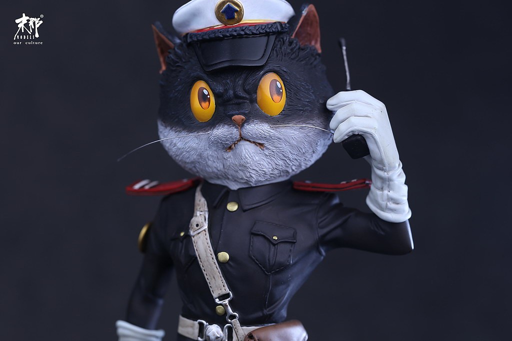 末那原创丨老动画系列第3弹《黑猫警长》“黑猫警长”PVC手办（图ZNDA3MjE5NDg=） - 手办/模玩 - 站酷设计师末那工作室原创素材 - 站酷ZCOOL