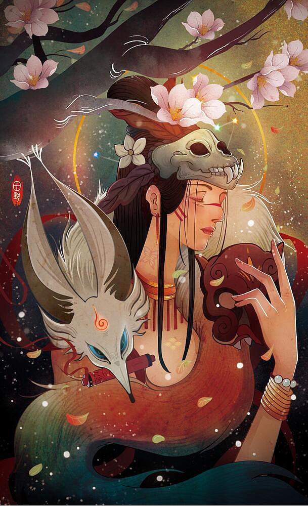 78今日份神仙插画师 田野