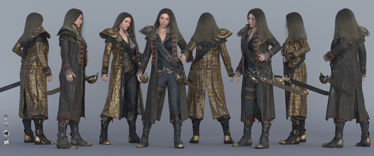 C4D Redshift 角色渲染合集05