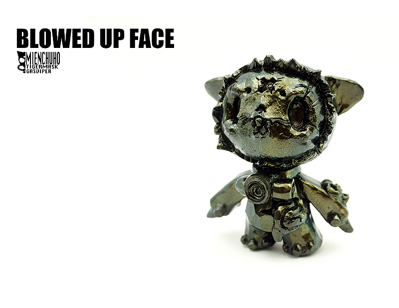 [瓦斯蛇制造]MIENCHUHO BLOWED UP FACE面具虎系列第三款作品-爆炸脸（图ZNjQyOTUyMjA=） - 手办/模玩 - 站酷设计师瓦斯蛇原创素材 - 站酷ZCOOL