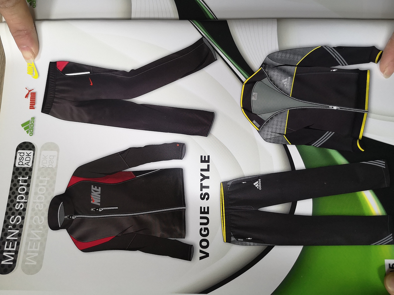 运动休闲服外套（图ZMTQ2MzgyMjEy） - 休闲/流行服饰 - 站酷设计师俏咔咔原创素材 - 站酷ZCOOL