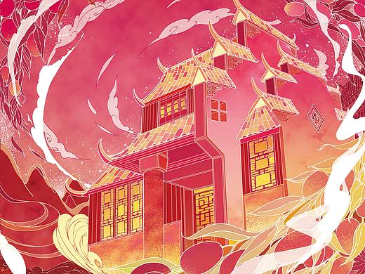 三家村藕粉原创手绘包装