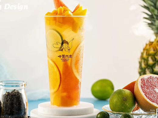 【橘鹿品牌】南京十茶九木奶茶果饮品牌全案设计