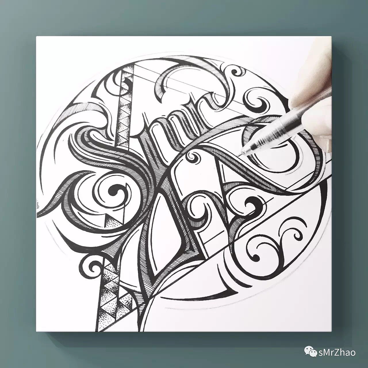 sMrZhao 字体纹身设计